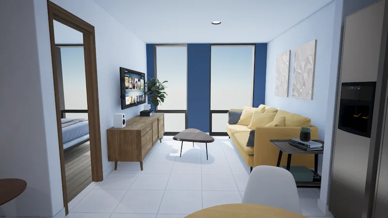 render sala modelo 1