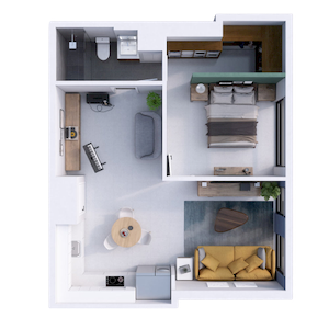 floor plan model 1