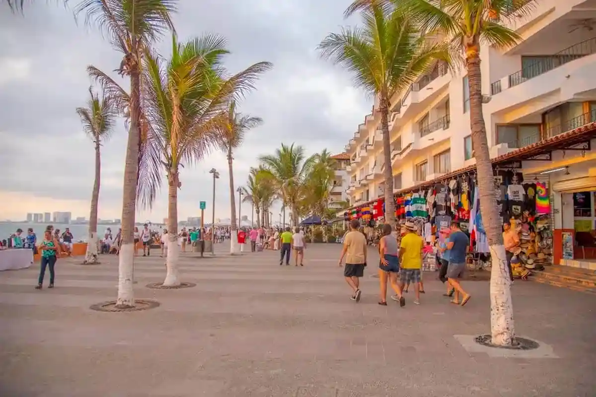 Walk at the boardwalk